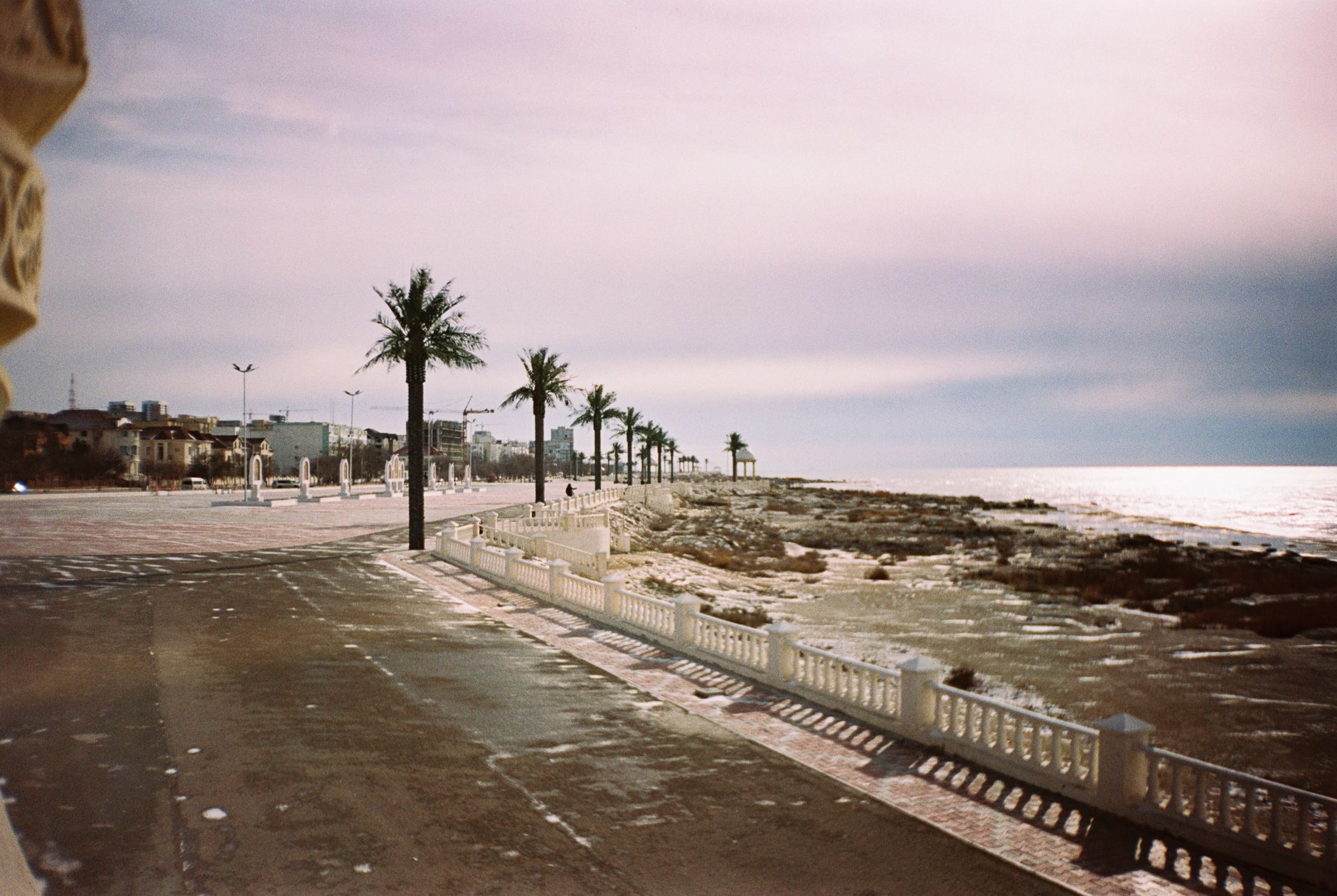 The Caspian shore and seafront