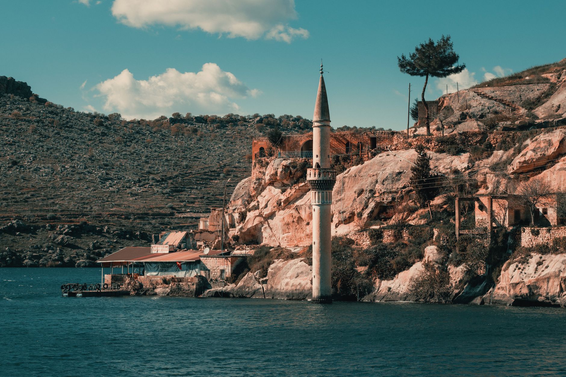 The Ataturk Dam lake