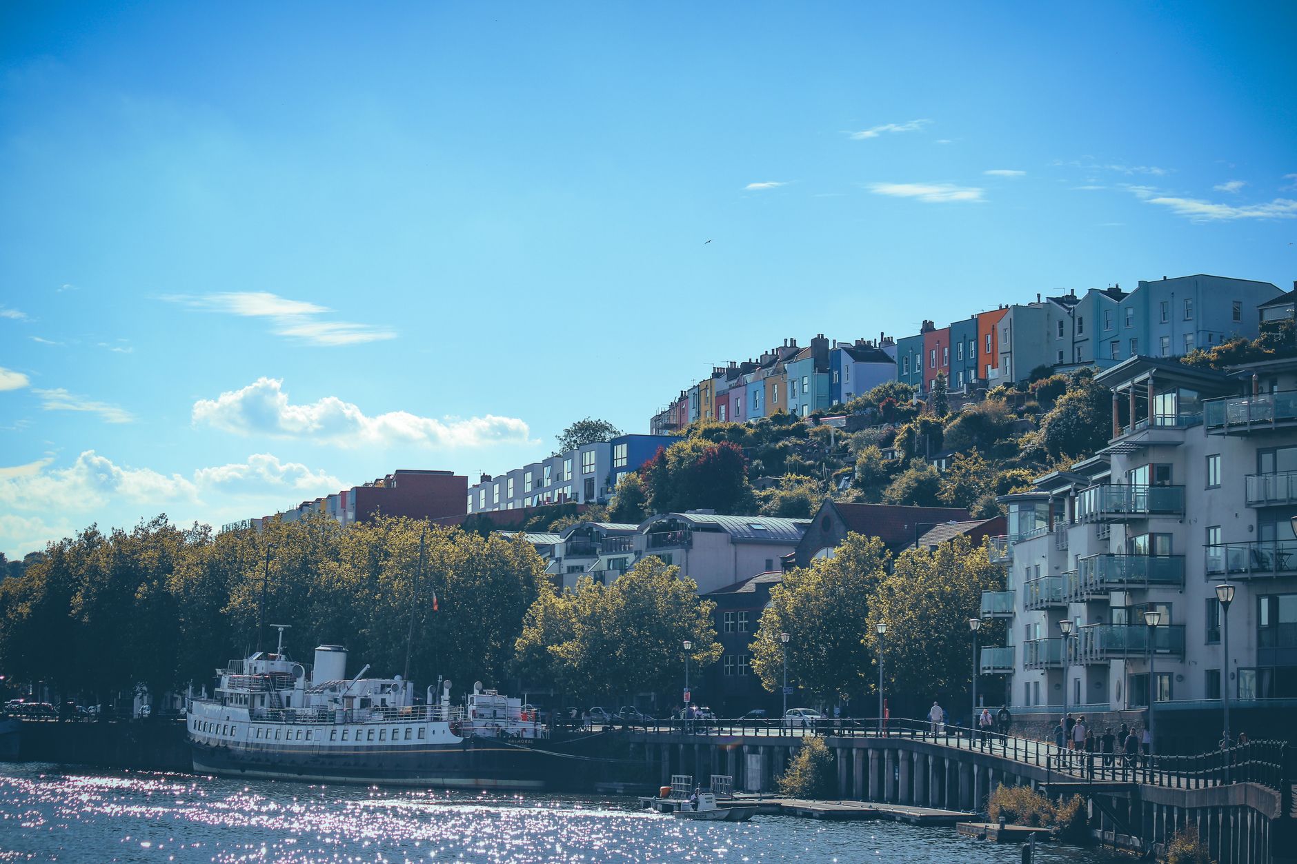 The harbourside and M Shed