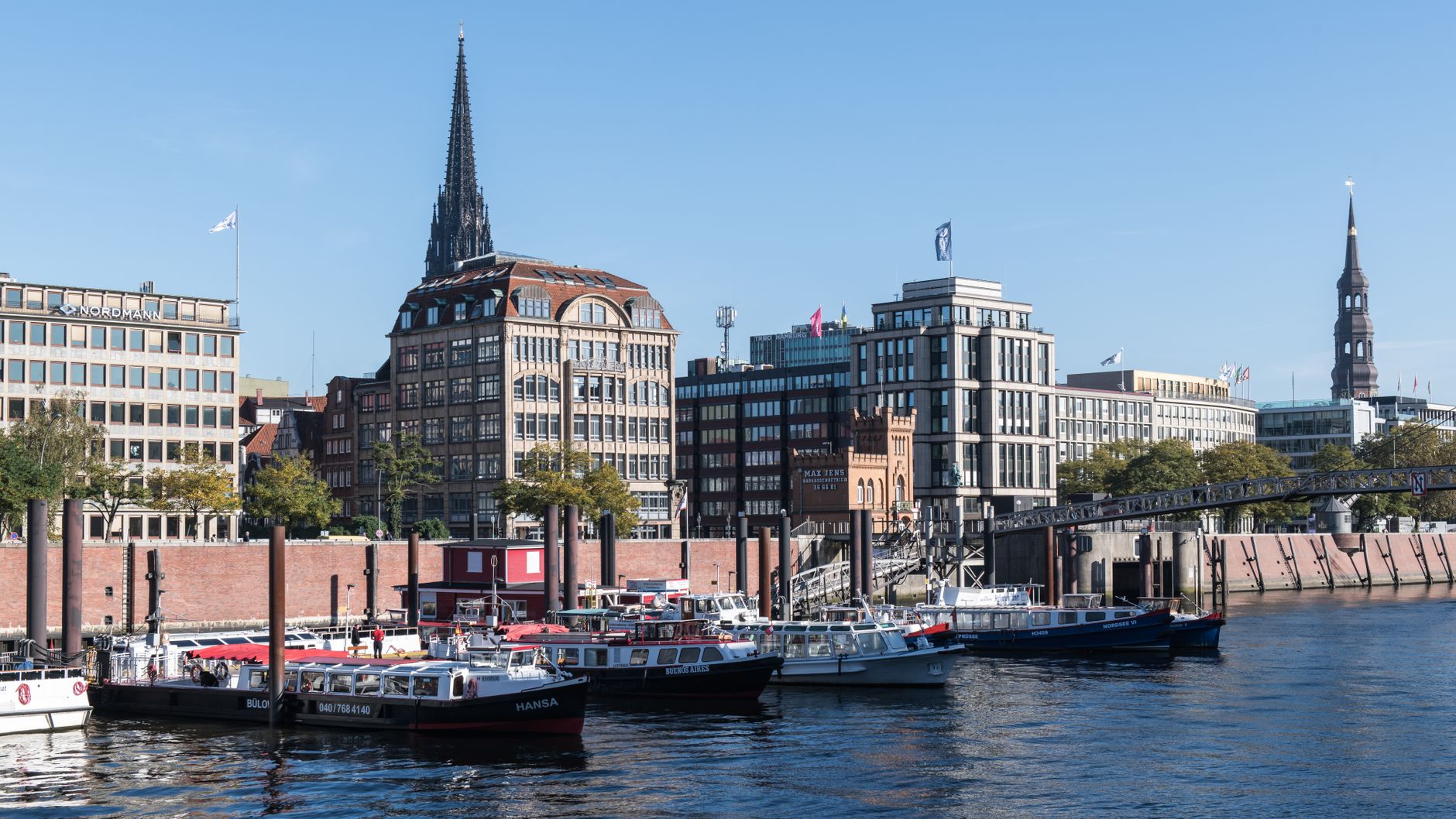 The harbour and Landungsbrucken