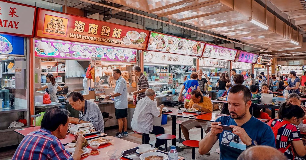 Hawker Centre yemek turu