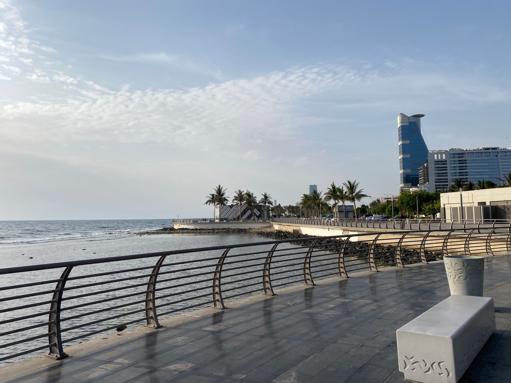 The corniche and the King Fahd Fountain