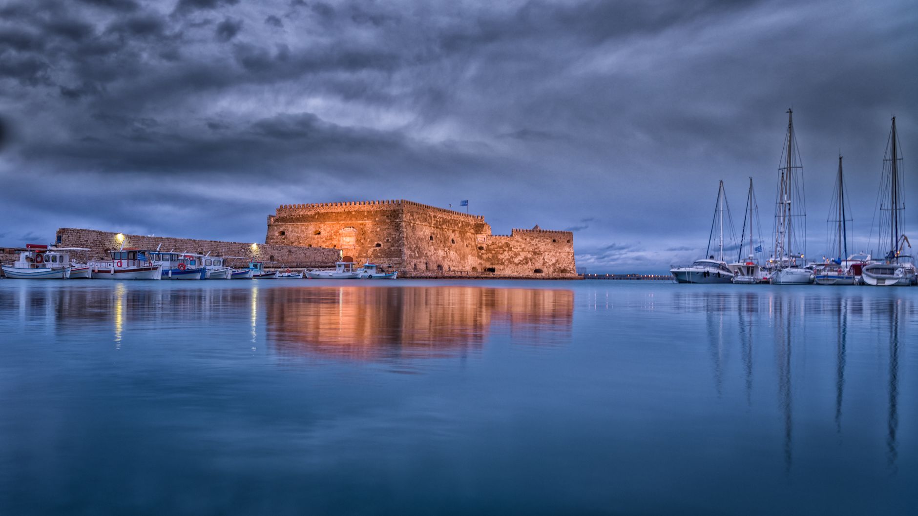 Venetian Harbour and Koules Fortress