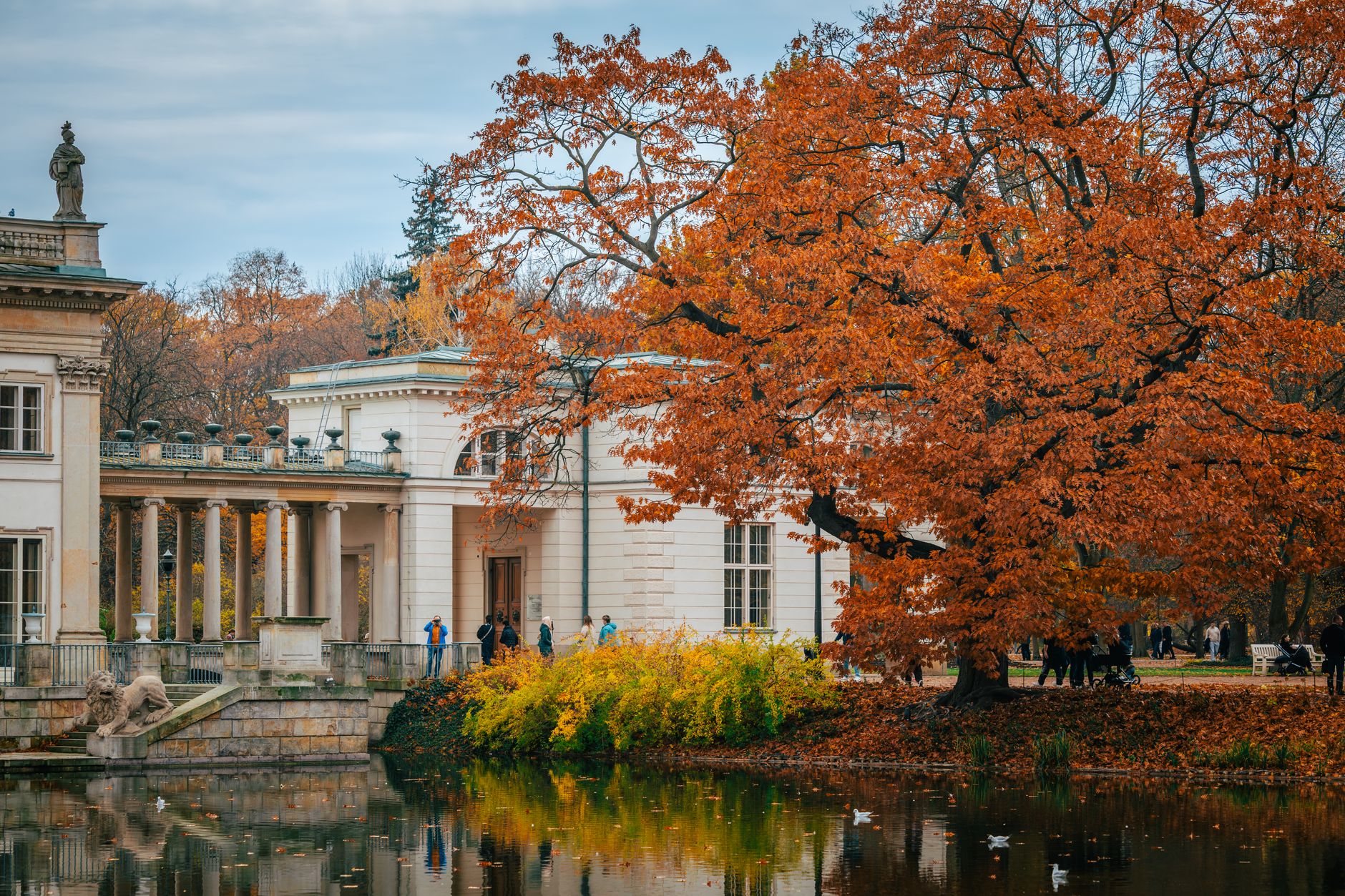 Lazienki Park and Palace