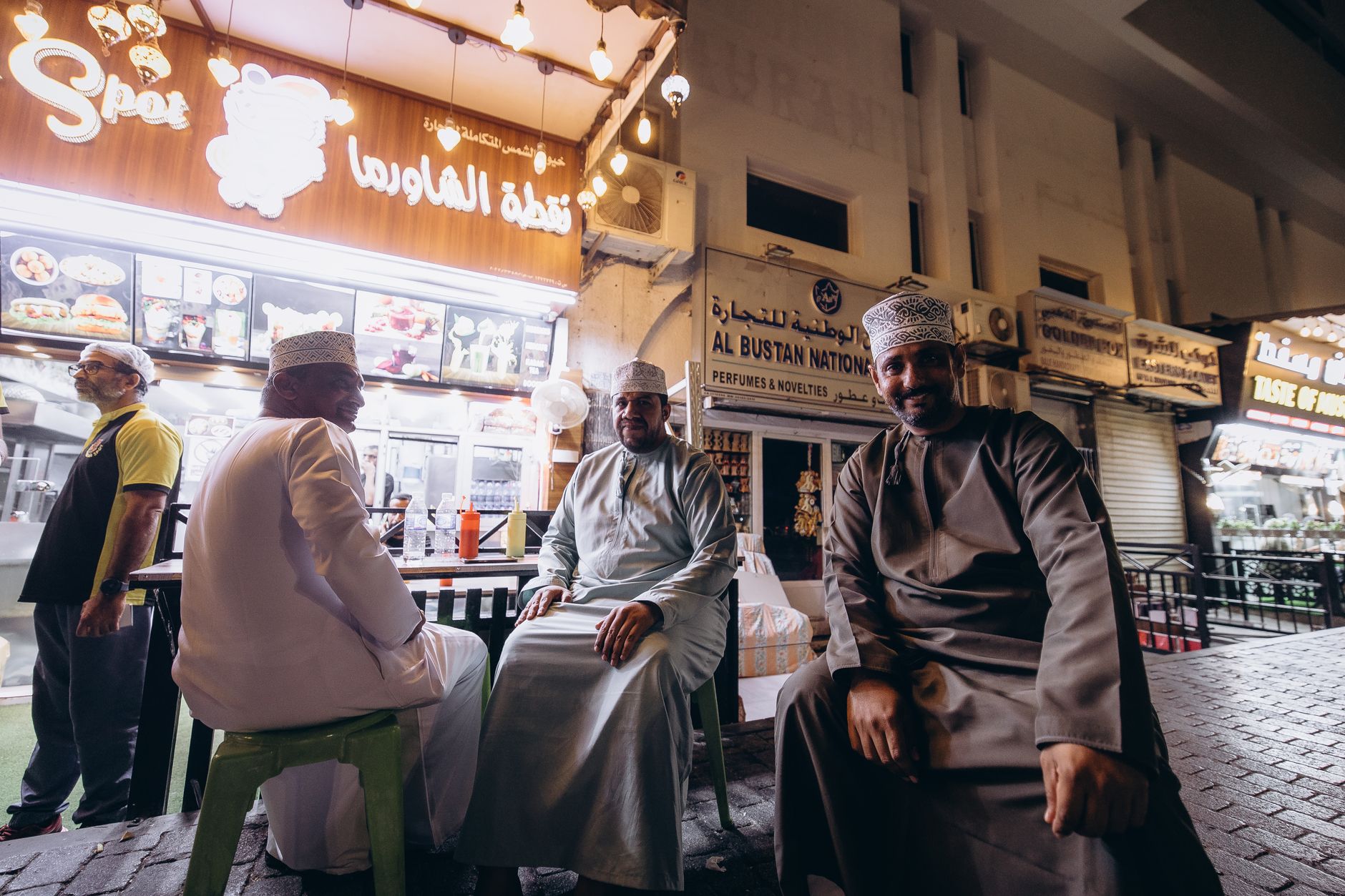 The Mutrah souk and corniche