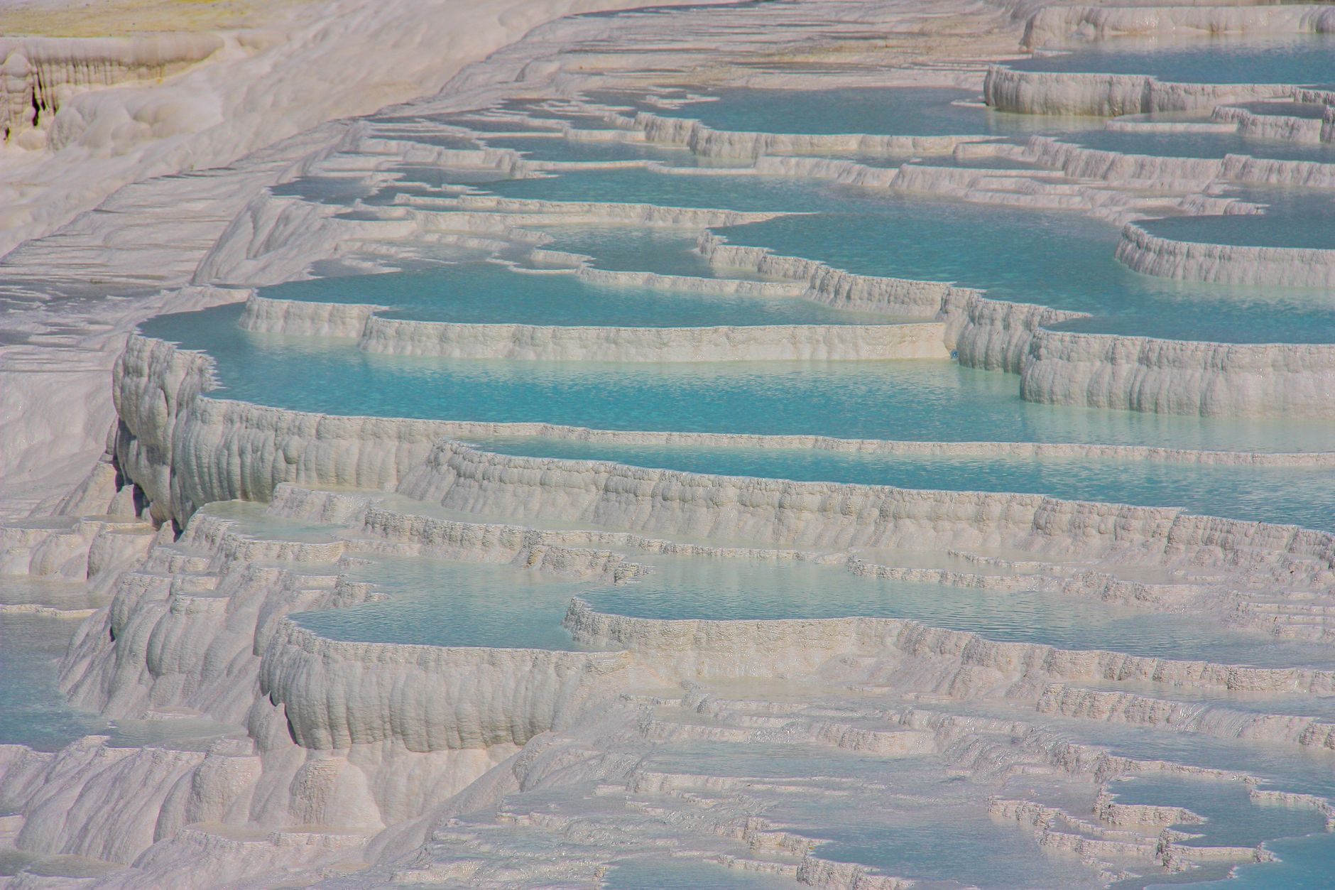 The Pamukkale travertines