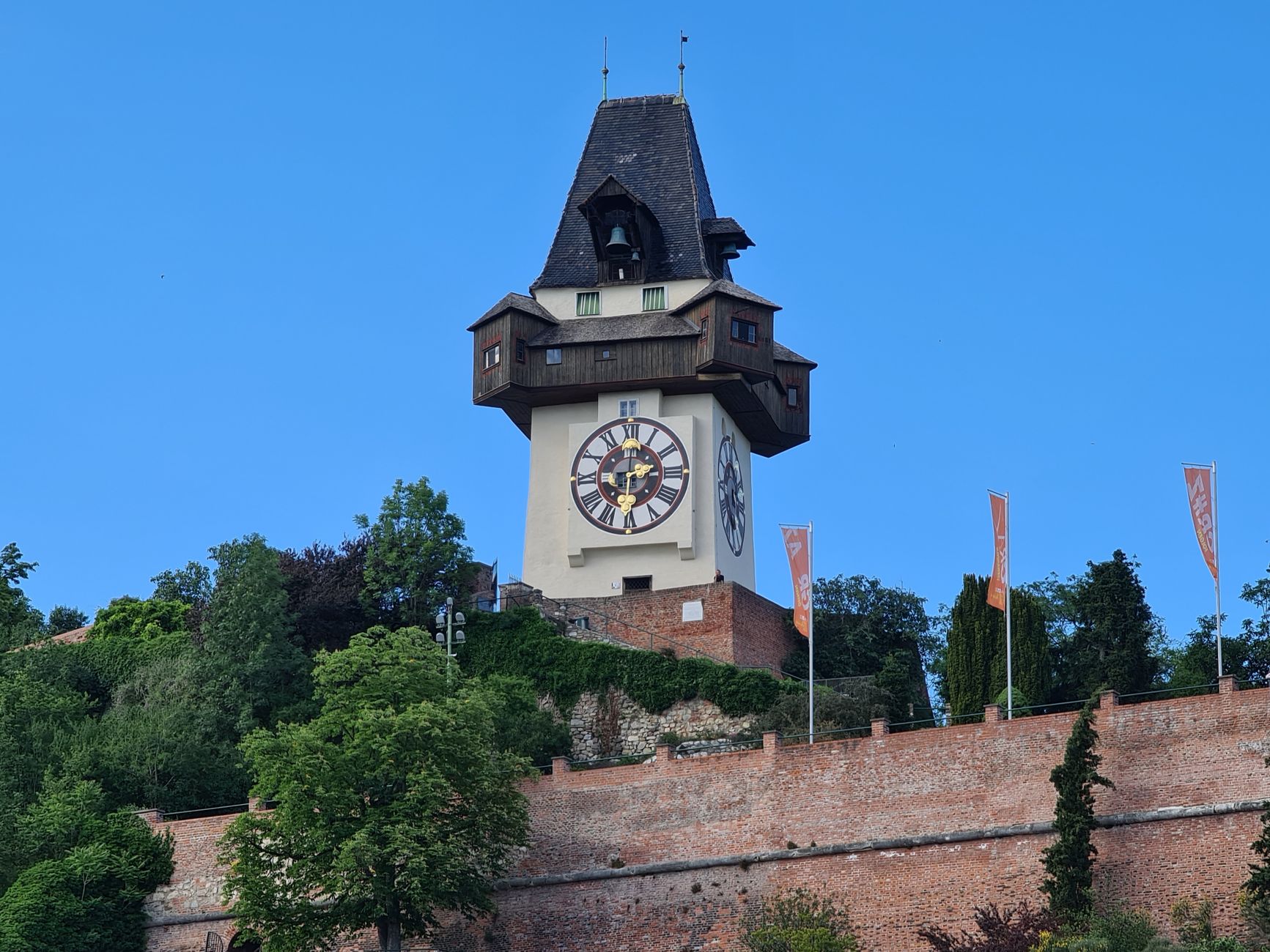 The Schlossberg and clock tower