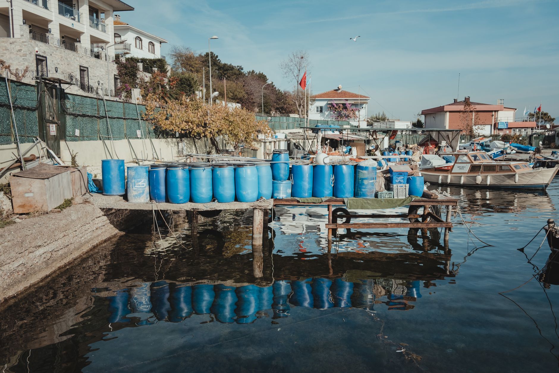 The harbour and fishing piers