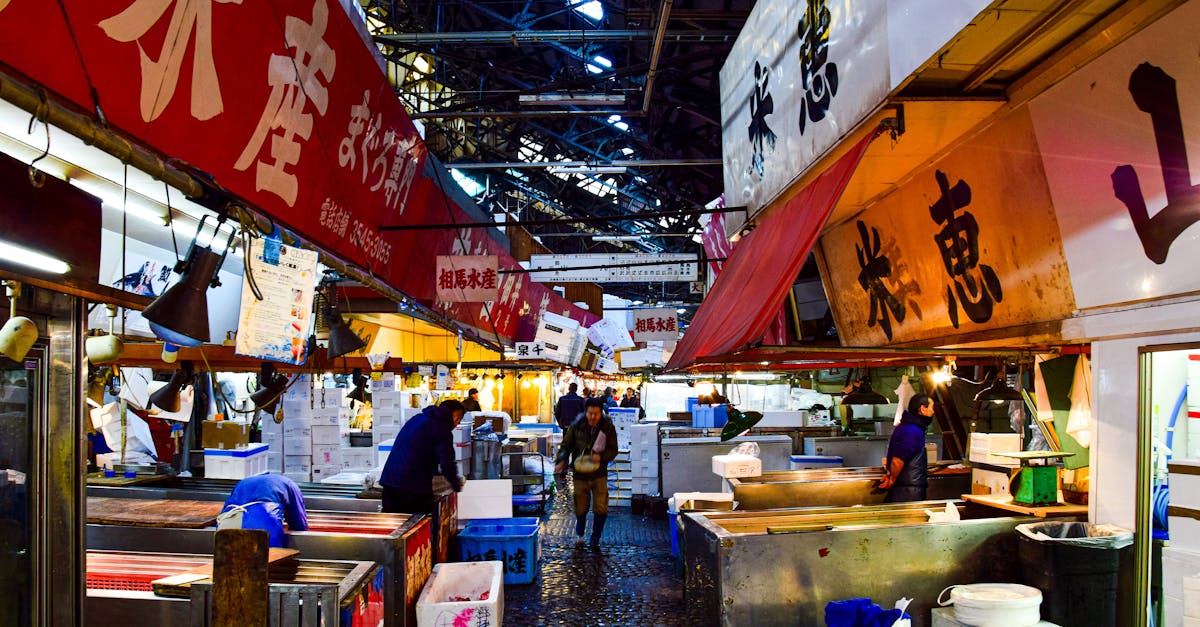 Tsukiji Outer Market kahvaltı