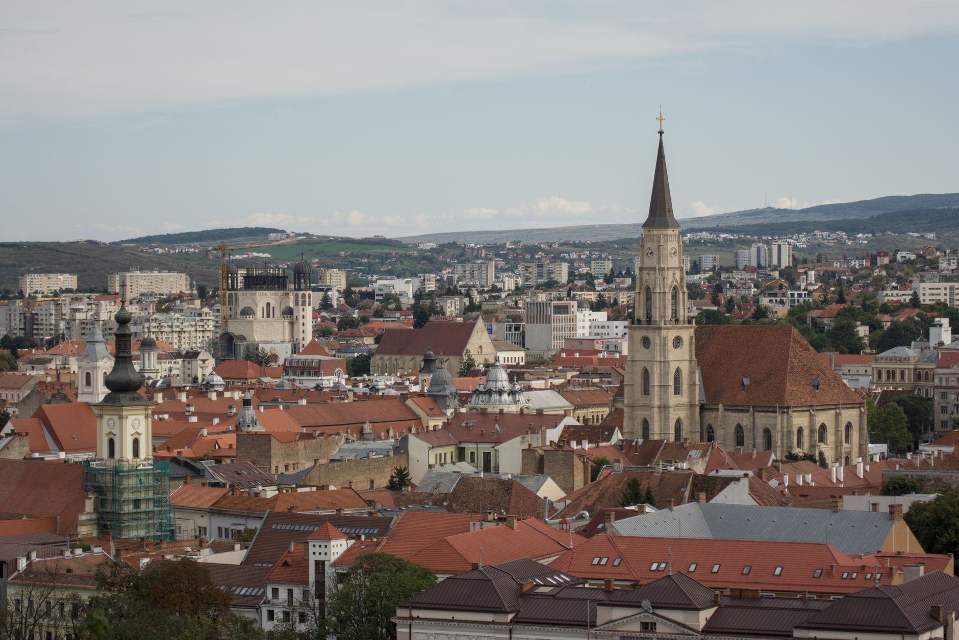 Unirii Square and St Michael's Church