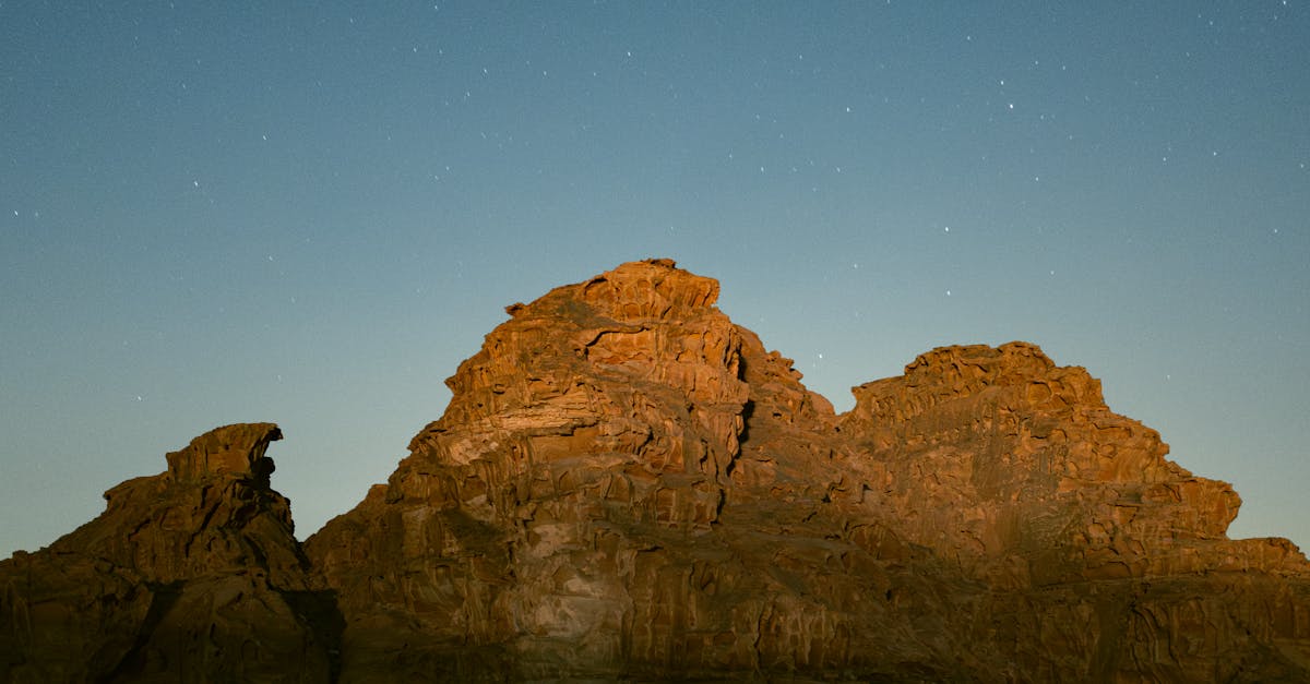 Wadi Rum çöl gecesi
