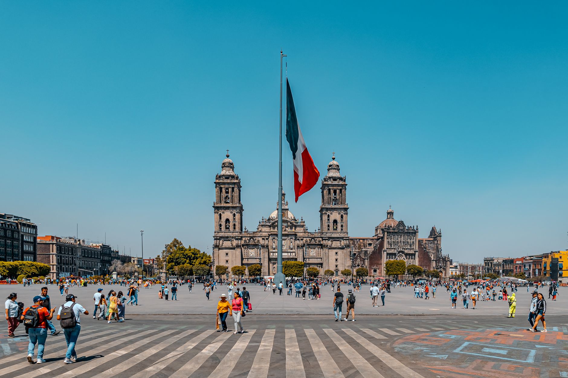 Zócalo ve Metropolitan Katedrali