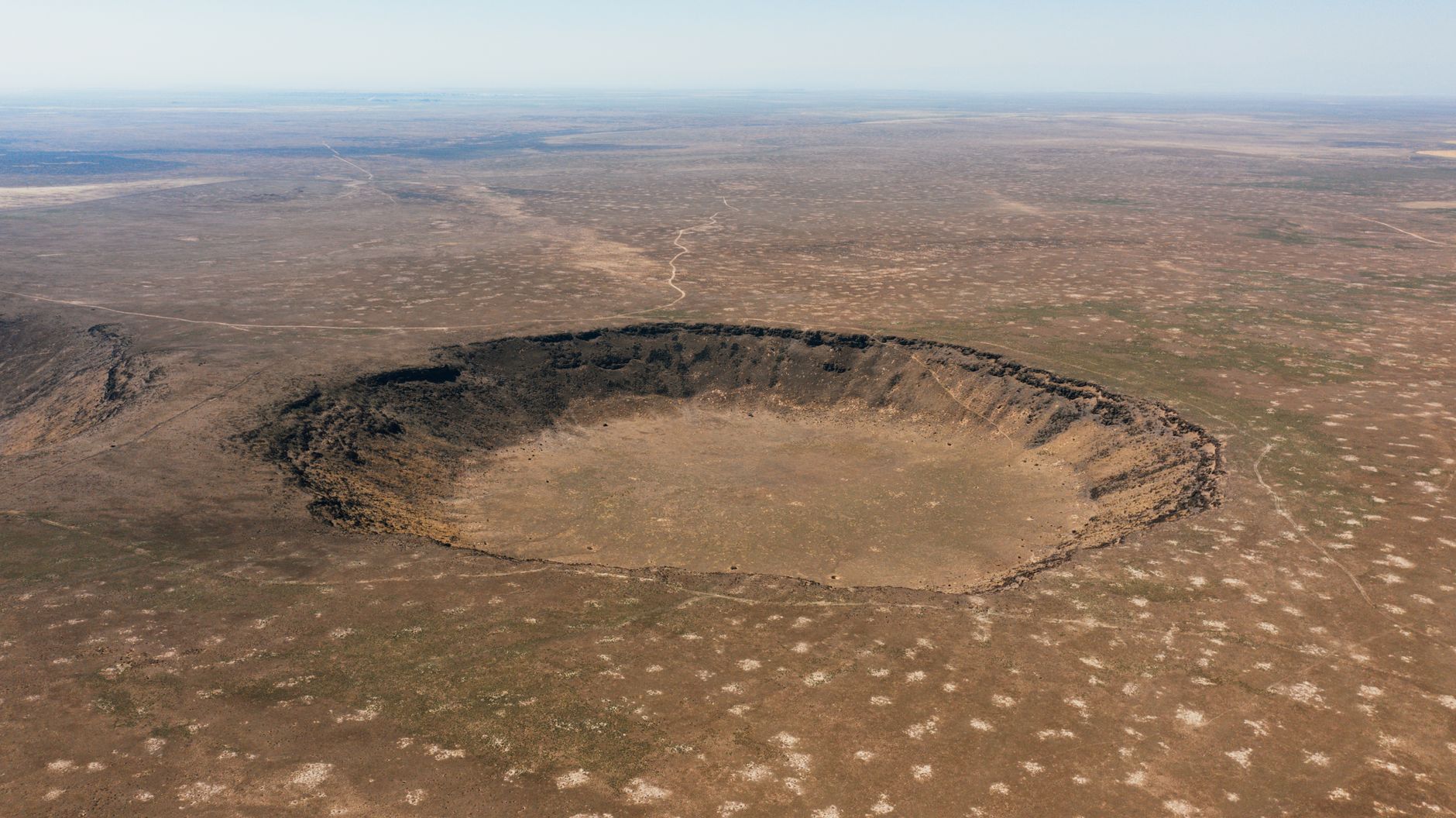 The meteor crater